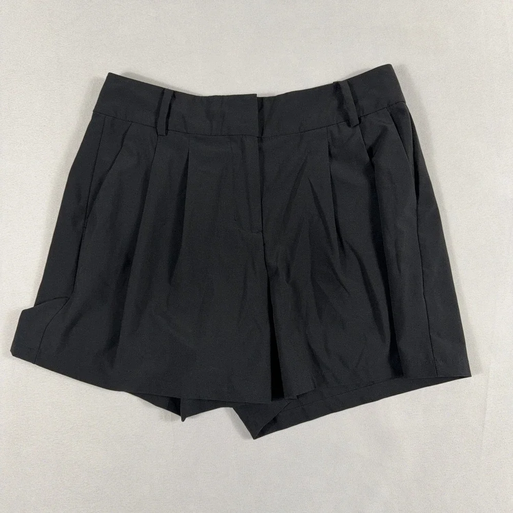 Calia‎ Pleated Golf Shorts Black Active Stretch Women Size 4